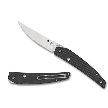 Spyderco 2024 Spyderco Ikuchi Carbon Fiber Plain SPY-C242CFP